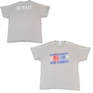 Vintage Gulf War United States American Army Air Force T Shirt XL Kuwait